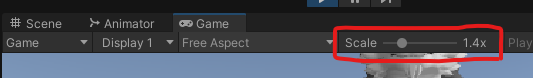 Scale slider
